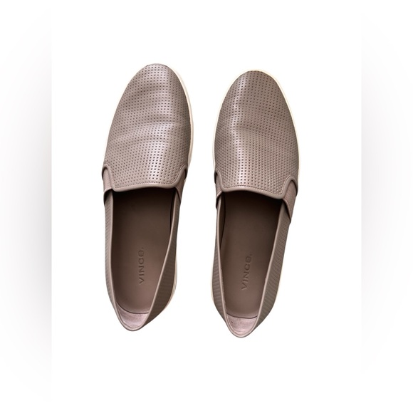 Vince Shoes - VINCE Blair Perforated Leather Slip-On Sneakers